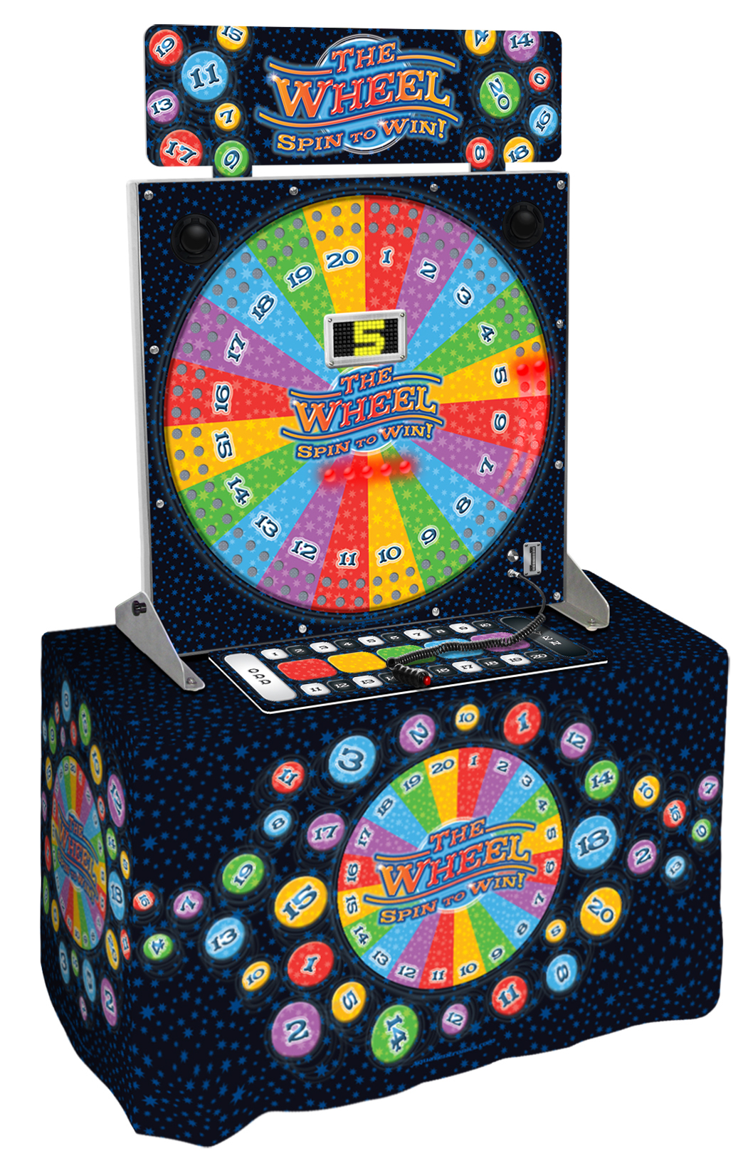 Electronic Spinning Wheel Arcade Game - Fun-Tastic Promotions